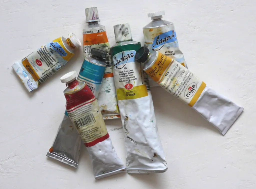 Oil Paint Tubes