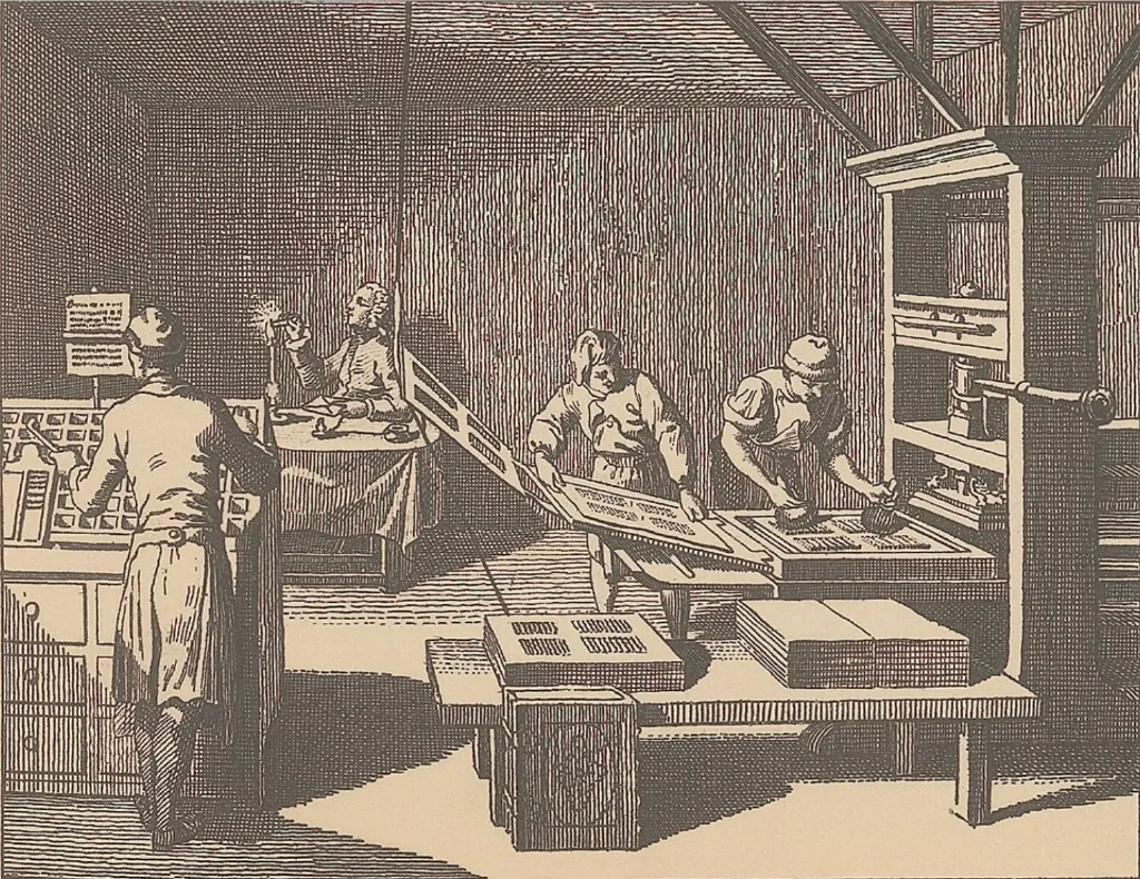 18th Century Printing Press