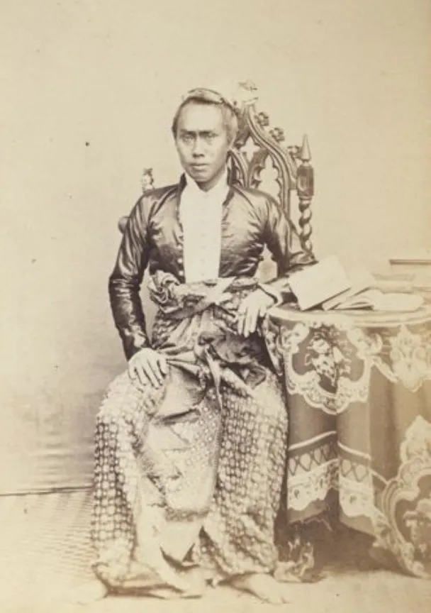 Alma Tadema brothers album - Rajah of Boeleleng portrait