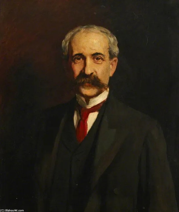 Portrait of Sir Felix Semon by Sir Hubert von Herkomer, RA
