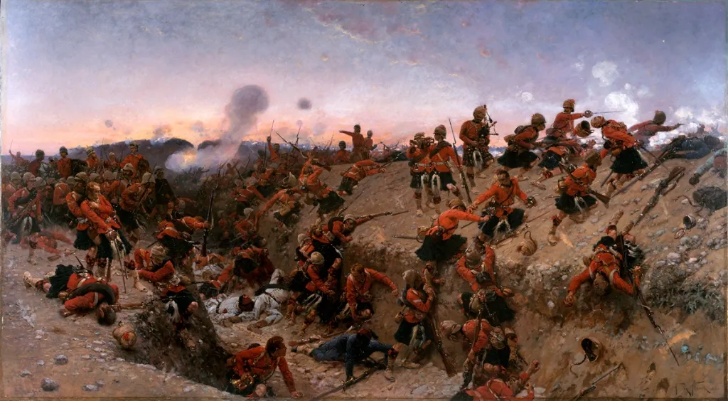 The Storming of Tel el-Kebir by Alphonse de Neuville (1882)